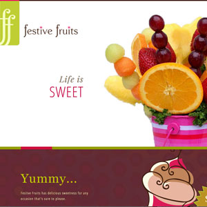 Festive Fruits Website