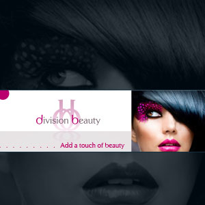 Division Beauty logo & banner